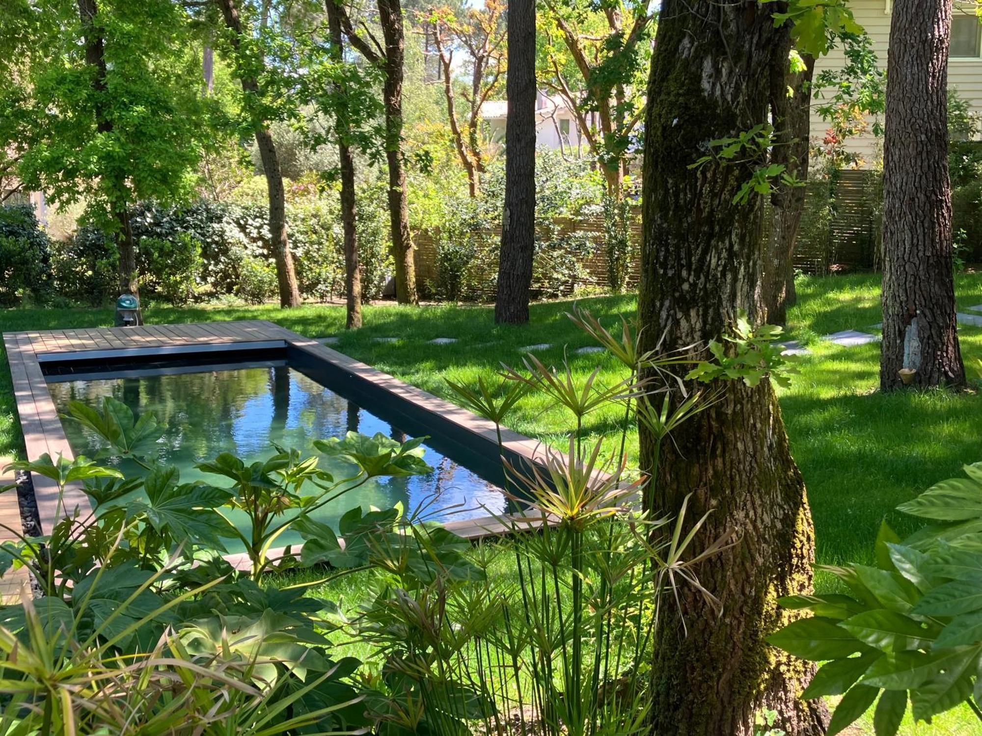 Nouveau - Ecolodge 'Calme Et Nature' - Avec Piscine Au Golf-Lac De Biscarrosse - Couchage 2 Personnes Exteriör bild