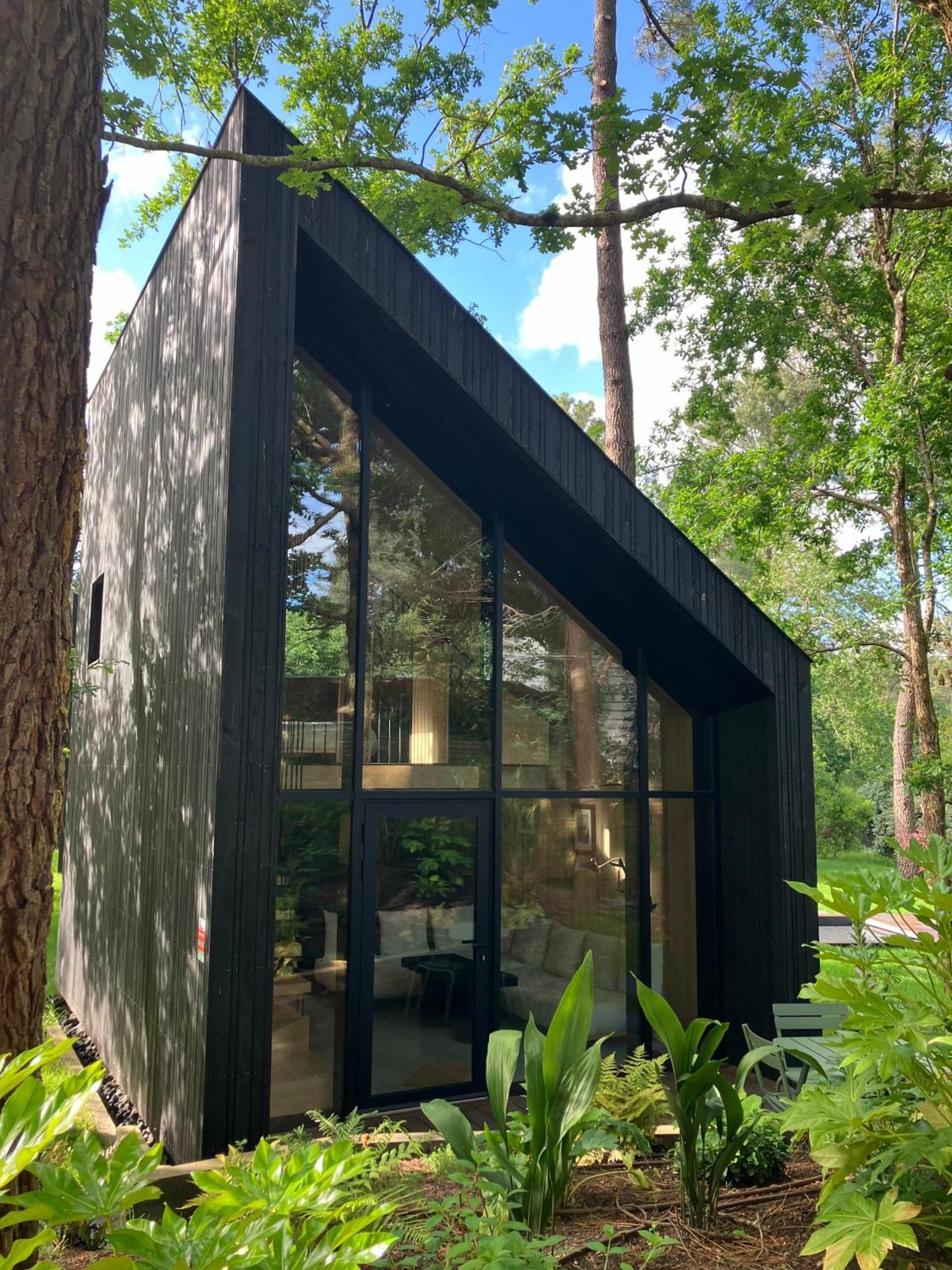 Nouveau - Ecolodge 'Calme Et Nature' - Avec Piscine Au Golf-Lac De Biscarrosse - Couchage 2 Personnes Exteriör bild