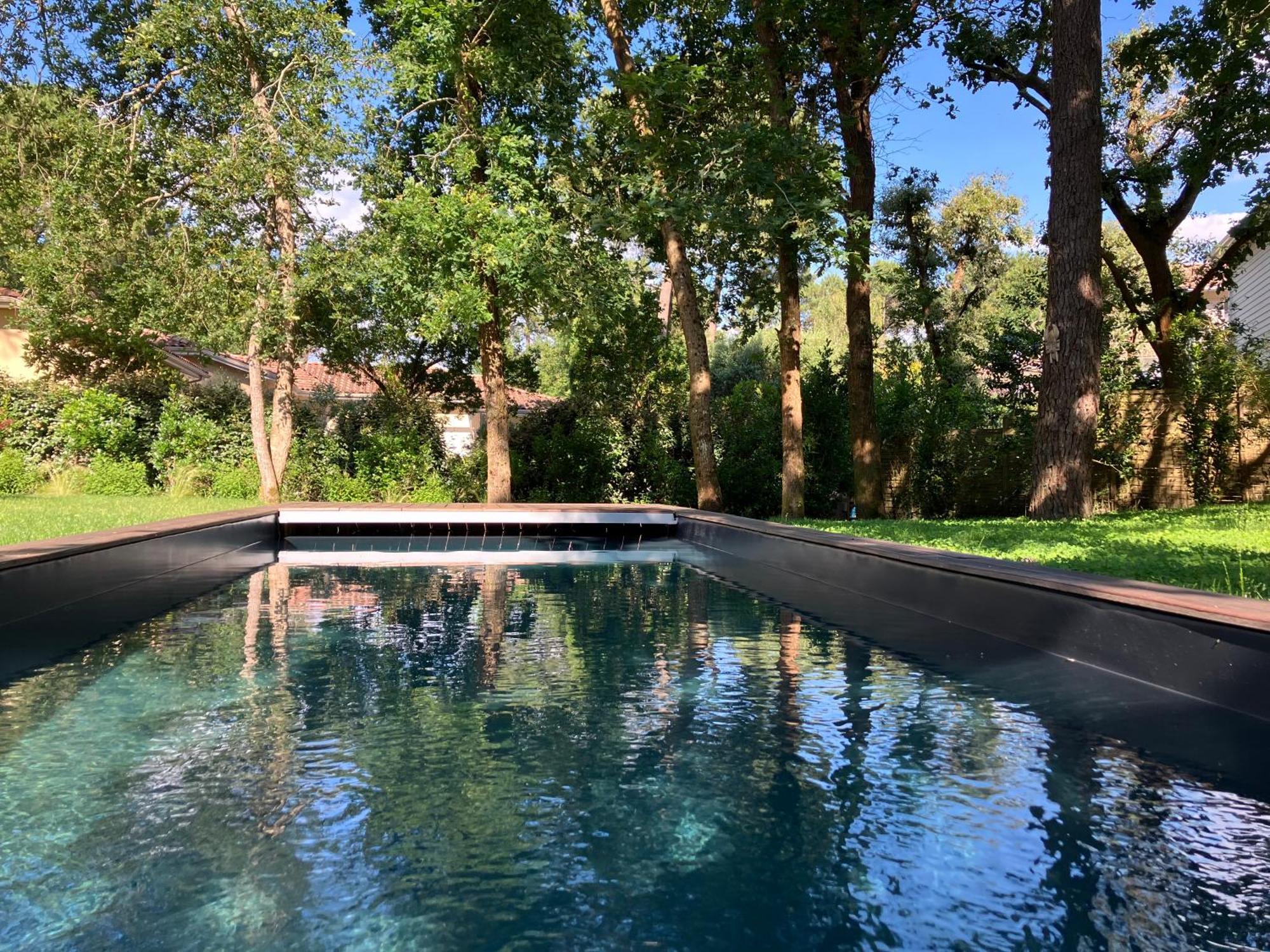 Nouveau - Ecolodge 'Calme Et Nature' - Avec Piscine Au Golf-Lac De Biscarrosse - Couchage 2 Personnes Exteriör bild