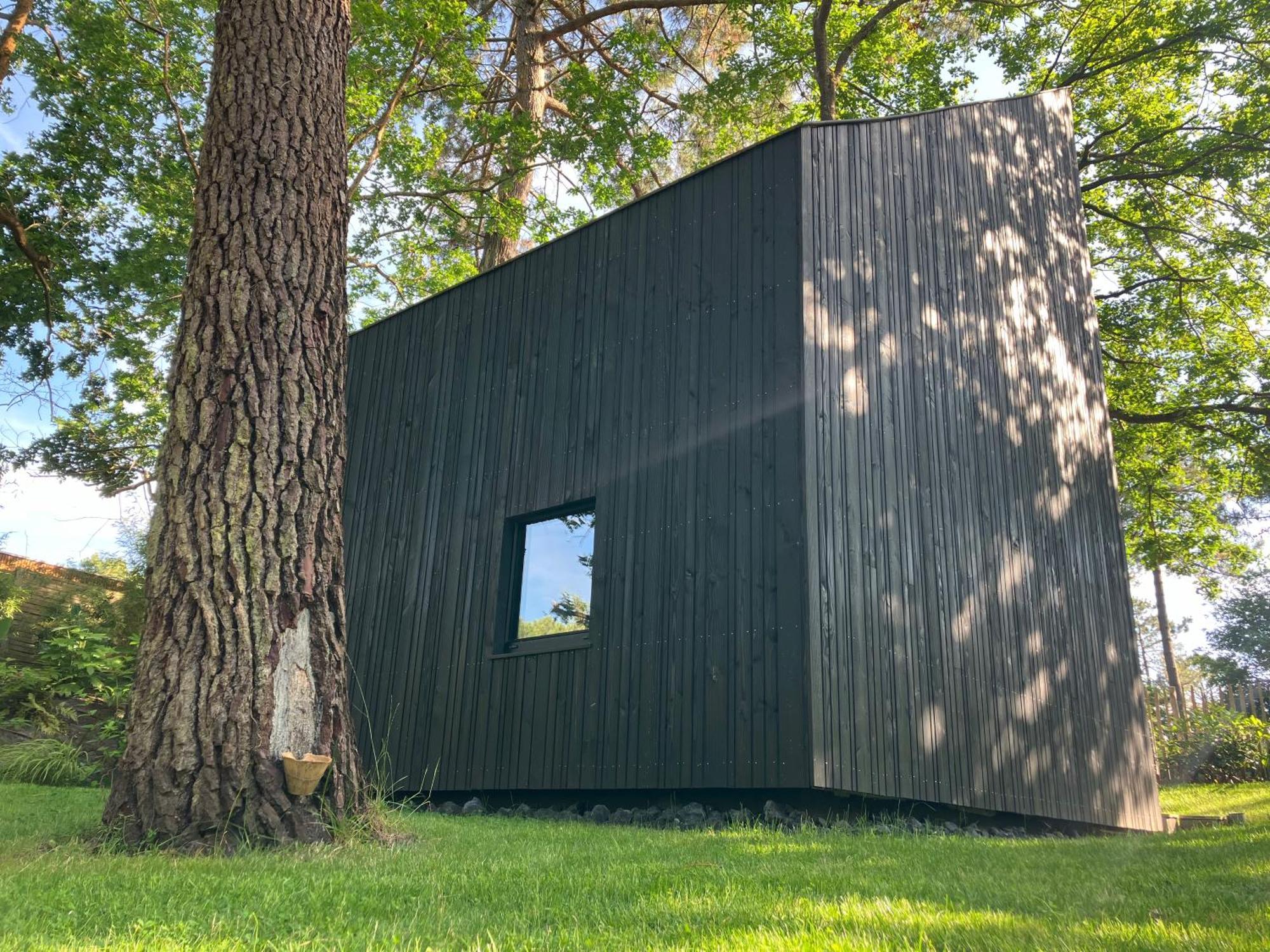 Nouveau - Ecolodge 'Calme Et Nature' - Avec Piscine Au Golf-Lac De Biscarrosse - Couchage 2 Personnes Exteriör bild